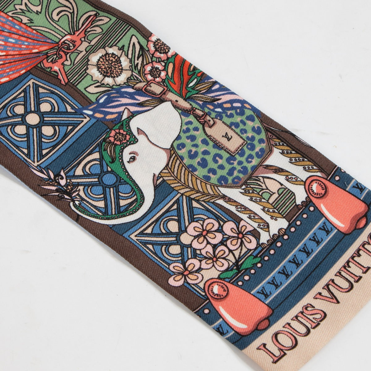 Louis Vuitton Blue LV Wonderland Bandeau