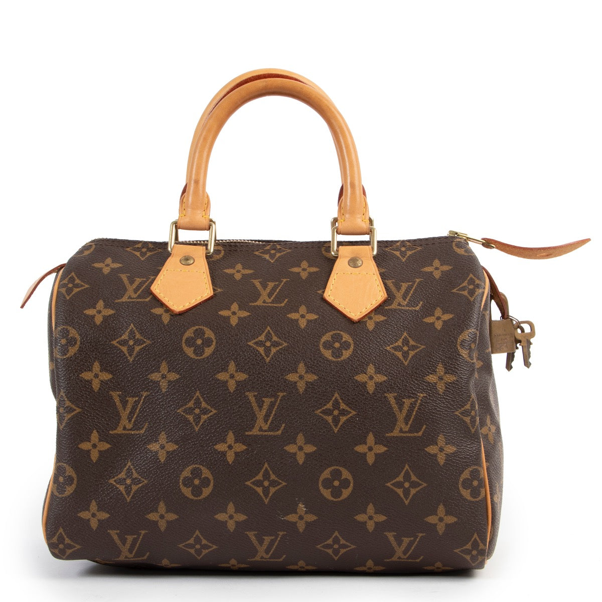 Shop safe online at Labellov in antwerp this 100% authentic second hand Louis Vuitton Monogram Speedy 25 Top handle