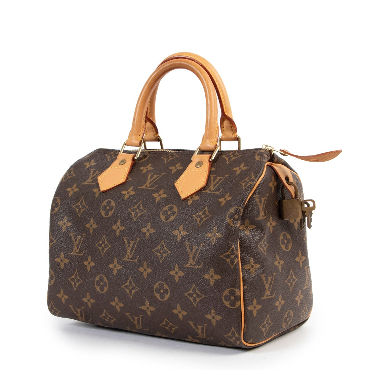 Shop safe online at Labellov in antwerp this 100% authentic second hand Louis Vuitton Monogram Speedy 25 Top handle