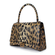 Shop safe online at Labellov in Antwerp this 100% authentic second hand Balenciaga Hourglass Medium Limited Edition Leopard Printed Bag