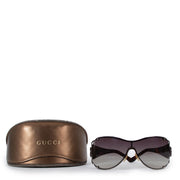 Shop safe online at Labellov in Antwerp this 100% authentic second hand Gucci Brown Rimeless Sunglasses