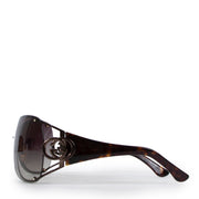 Shop safe online at Labellov in Antwerp this 100% authentic second hand Gucci Brown Rimeless Sunglasses
