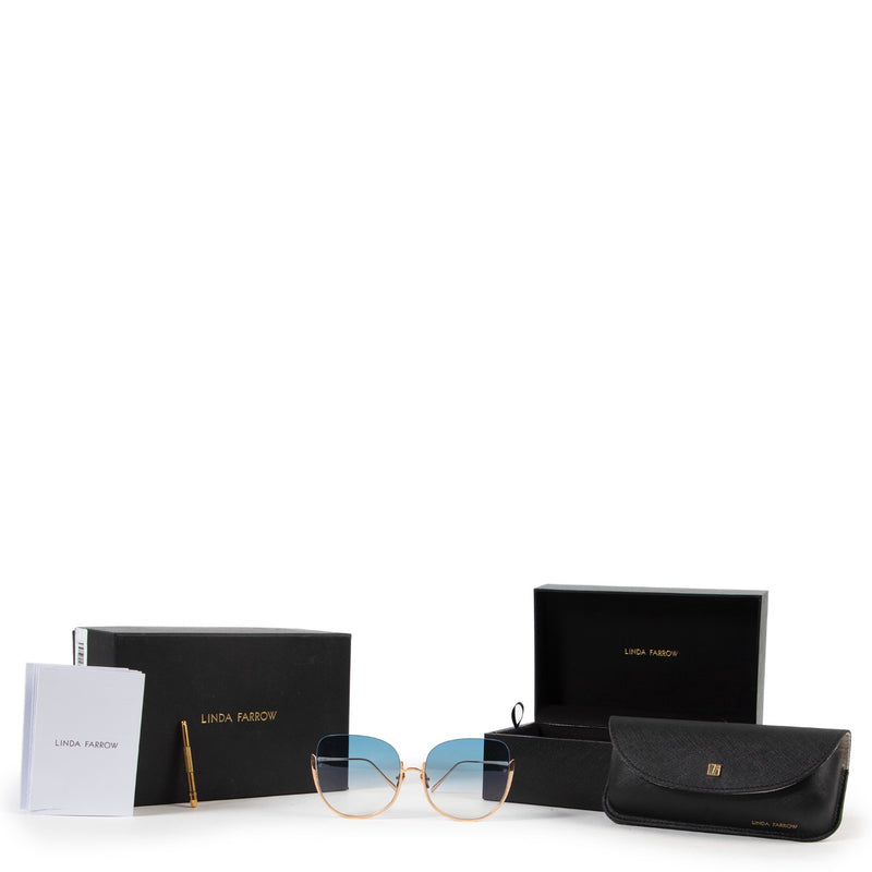 full set Linda Farrow sunglasses secondhand