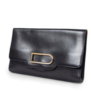 Delvaux Blue Leather D Clutch