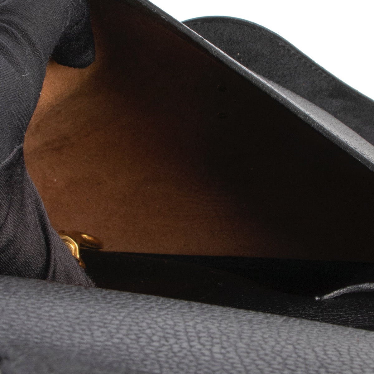 Sac à bandoulière Delvaux vintage en cuir noir