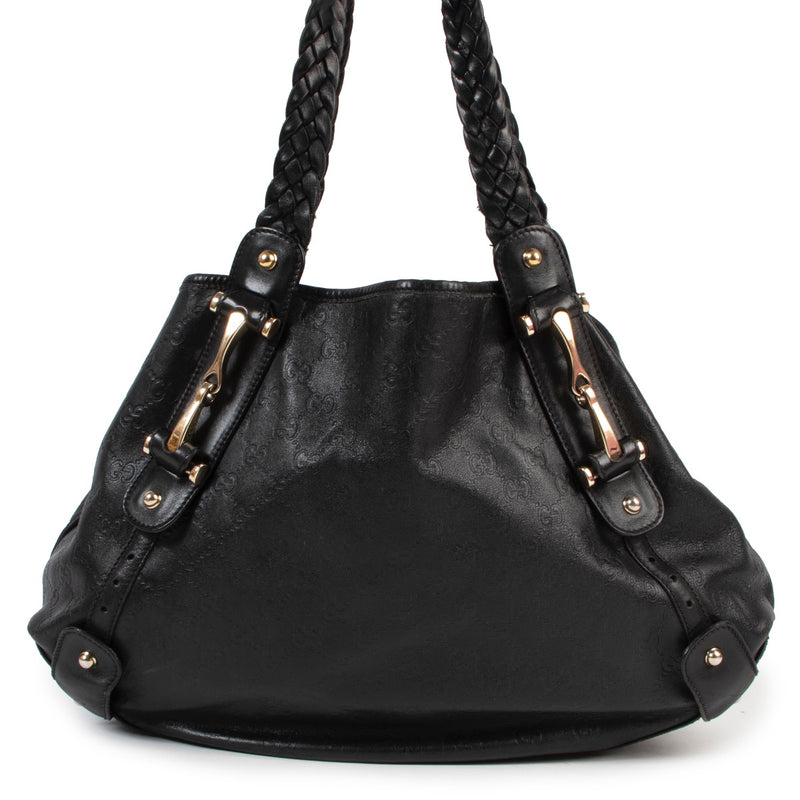Shop safe online authentic second hand Gucci Black Pelham Shoulder Bag.
