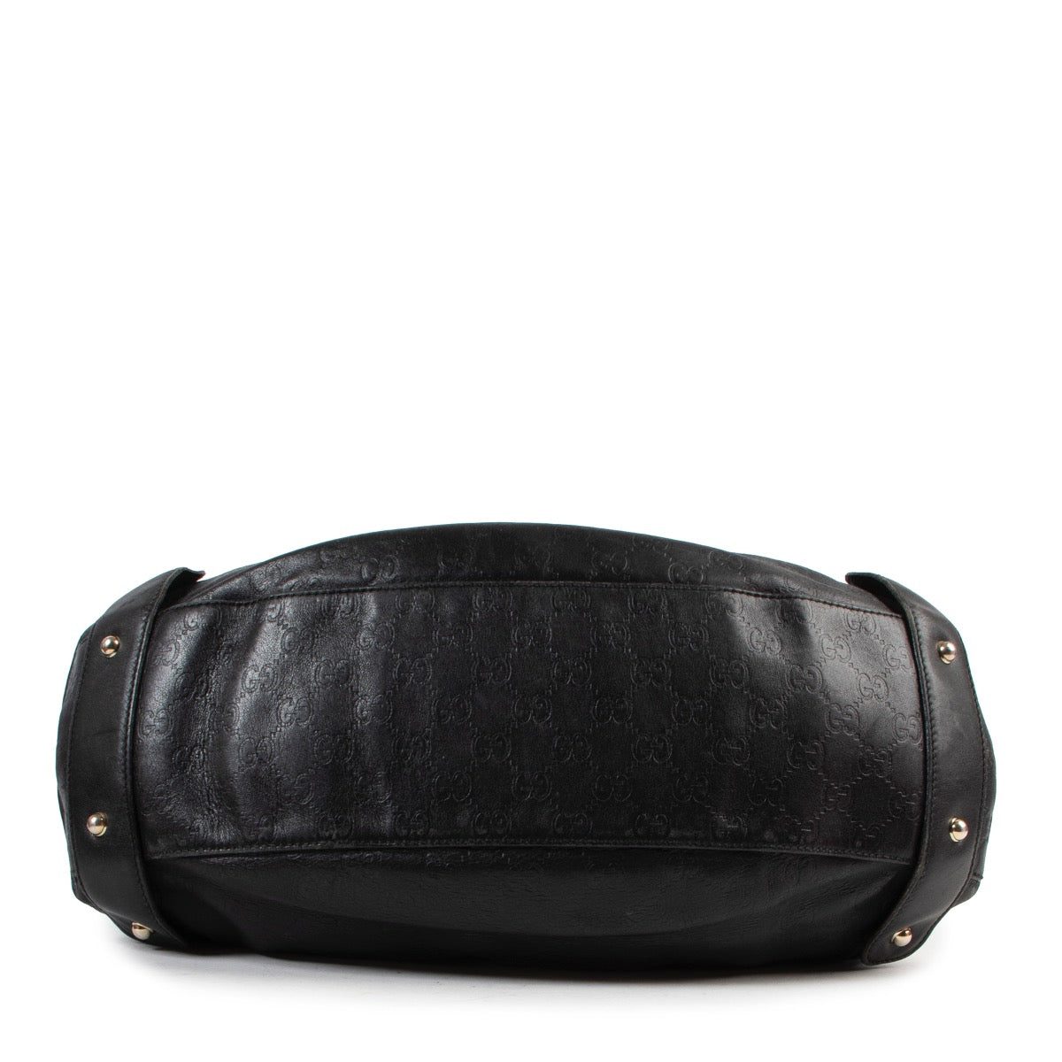 Veilig online kopen van authentieke Gucci Pelham handtas in zwart leer bij Labellov.com.