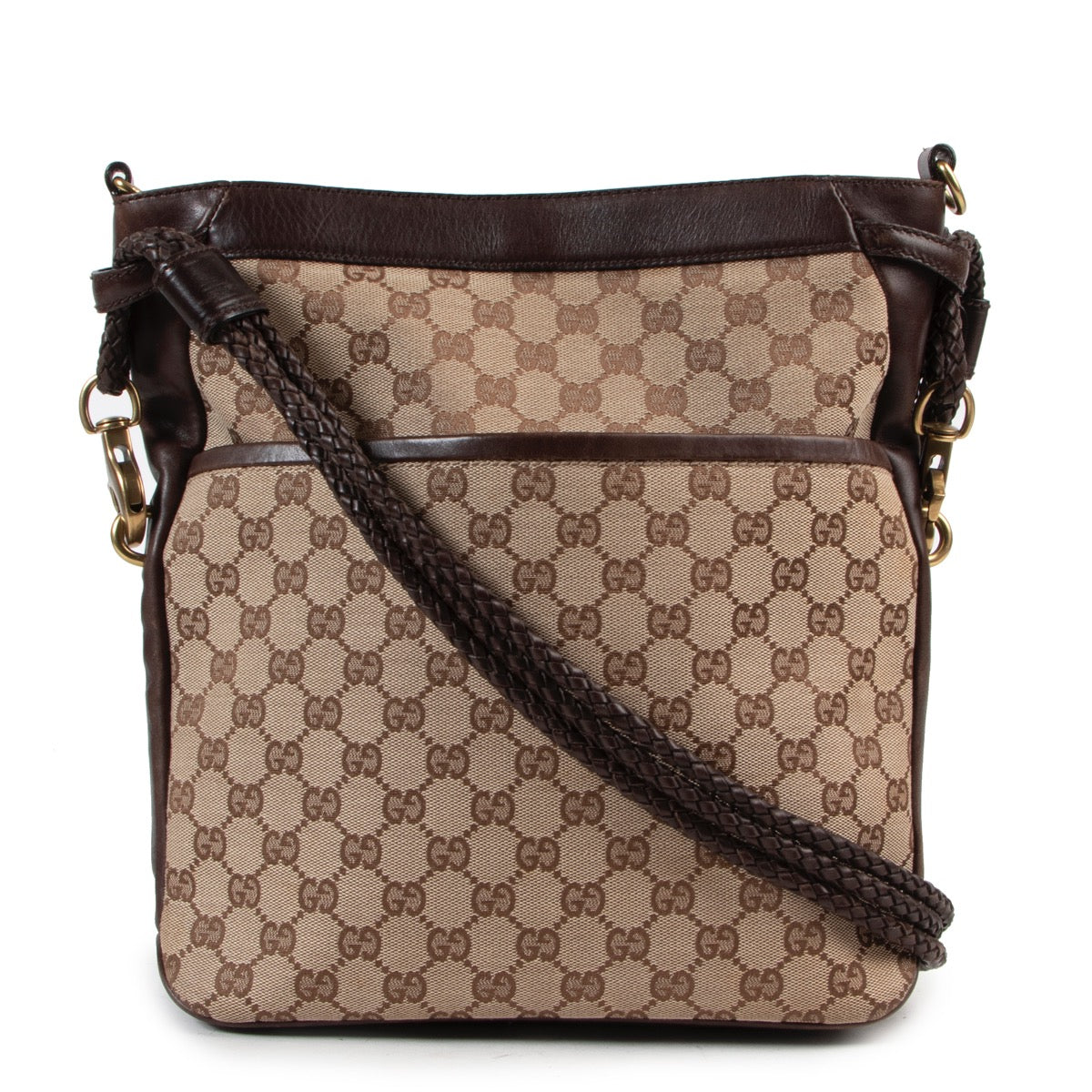 Gucci Monogram Brown Shoulder bag