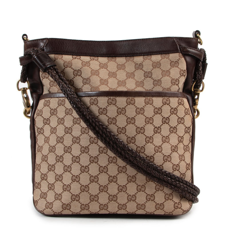 Gucci Monogram Bruine Schoudertas