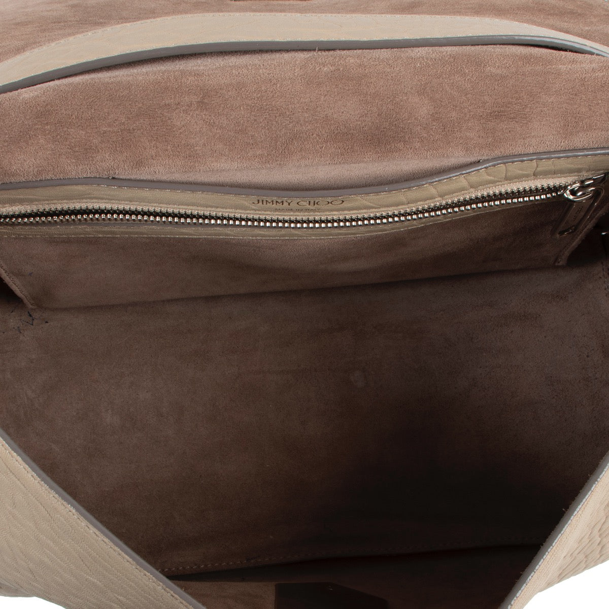 Shop safe online 100% authentic second hand Jimmy Choo Taupe Shoulder Bag in very good condition at the right price at Labellov in Antwerp.