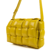 shop 100% authentic second hand Bottega Veneta Yellow Padded Cassette Crossbody Bag on Labellov.com