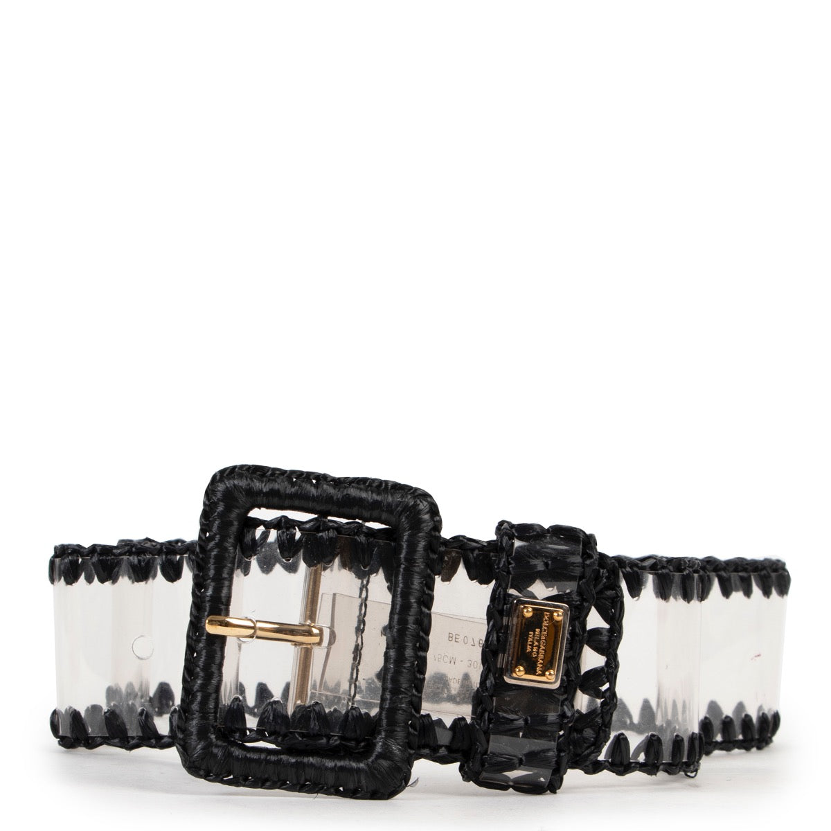 Dolce & Gabbana Transparant Belt - Size 75