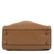 shop 100% authentic second hand Fendi Tan Leather Mini Peekaboo Bag on Labellov.com