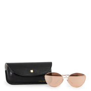 Linda Farrow Rose Gold sunnies for the best price at Labellov secondhand luxury in Antwerp