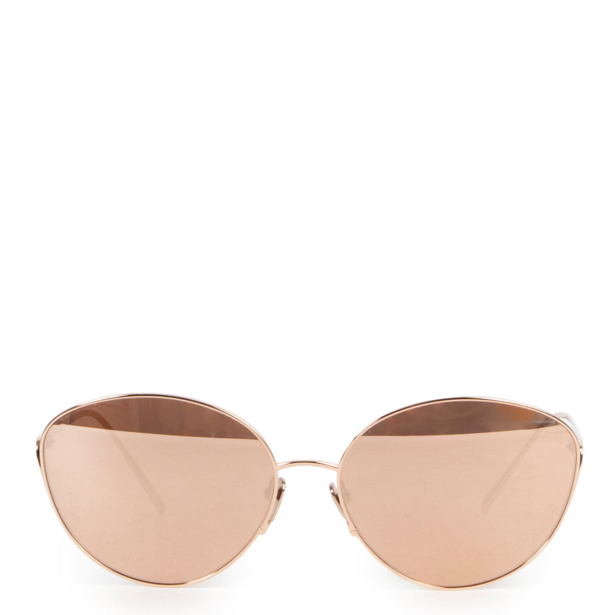 Linda Farrow 508 C3 Rose Pink Cat Eye Sunglasses