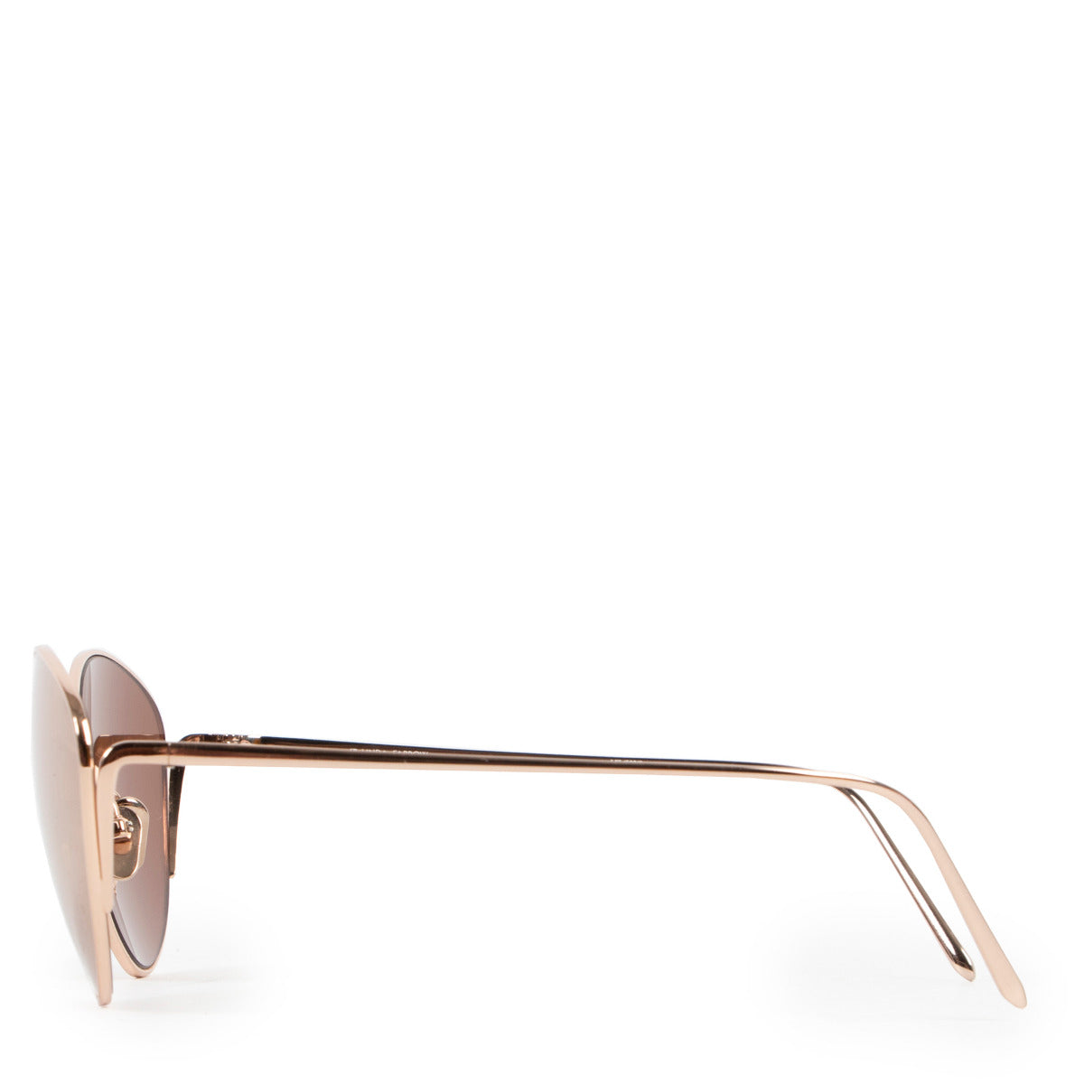 Linda Farrow 508 C3 Rose Pink Cat Eye Sunglasses