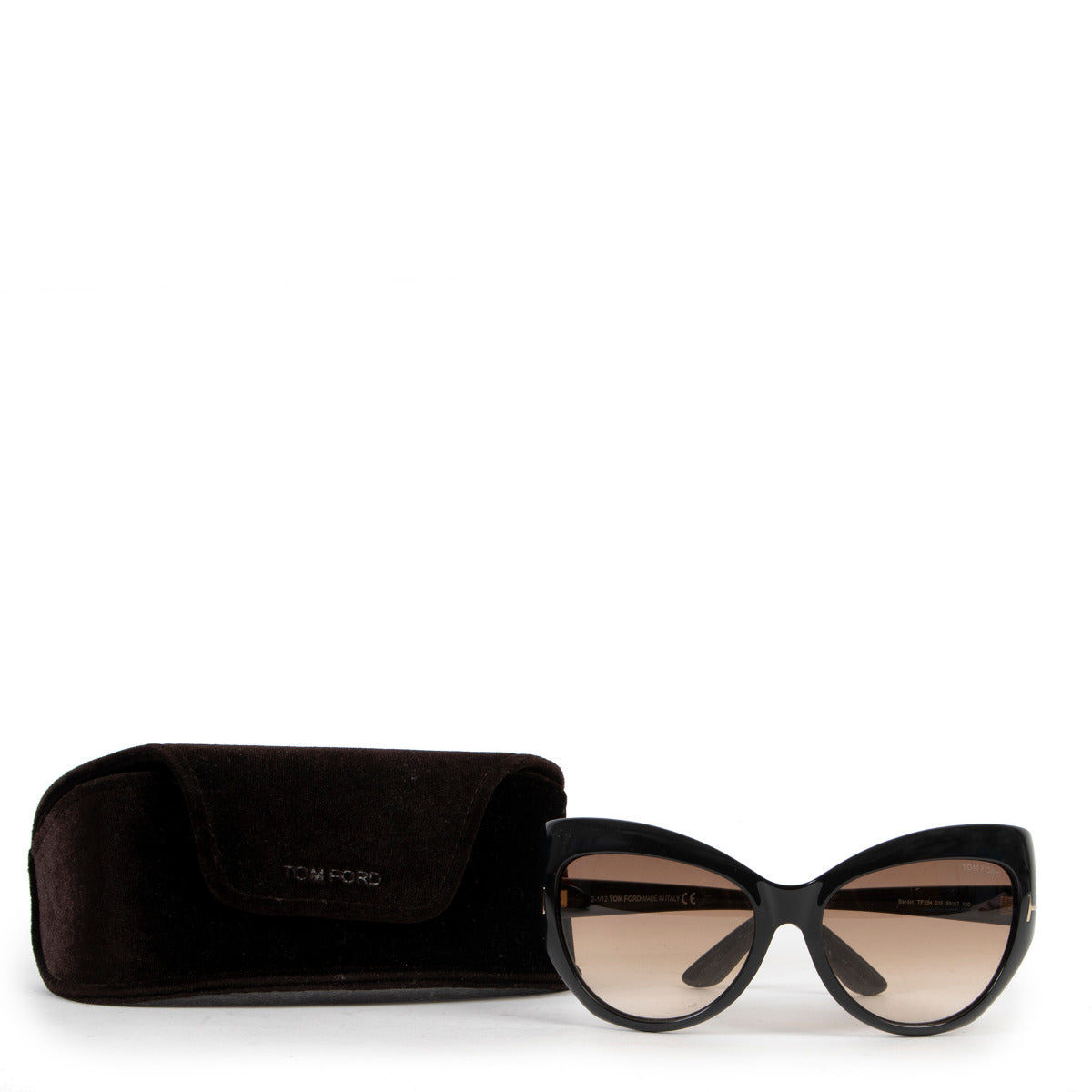 Tom Ford Bardot Black Cat Eye Sunglasses