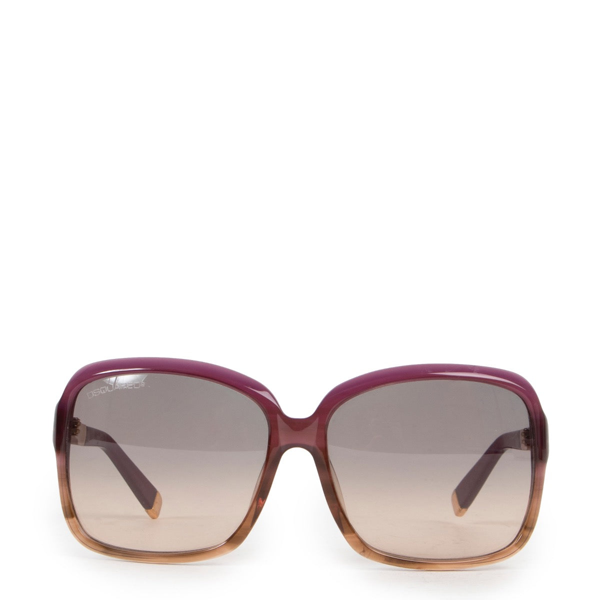 Dsquared Translucent Brown/ Purple Square sunglasses