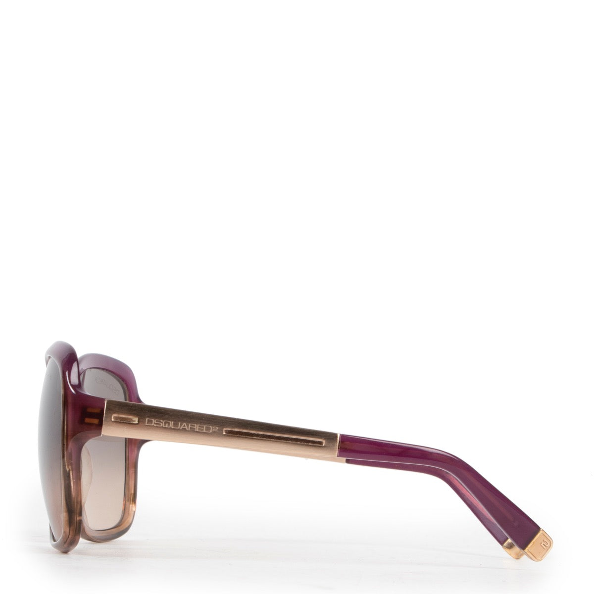 Dsquared Translucent Brown/ Purple Square sunglasses