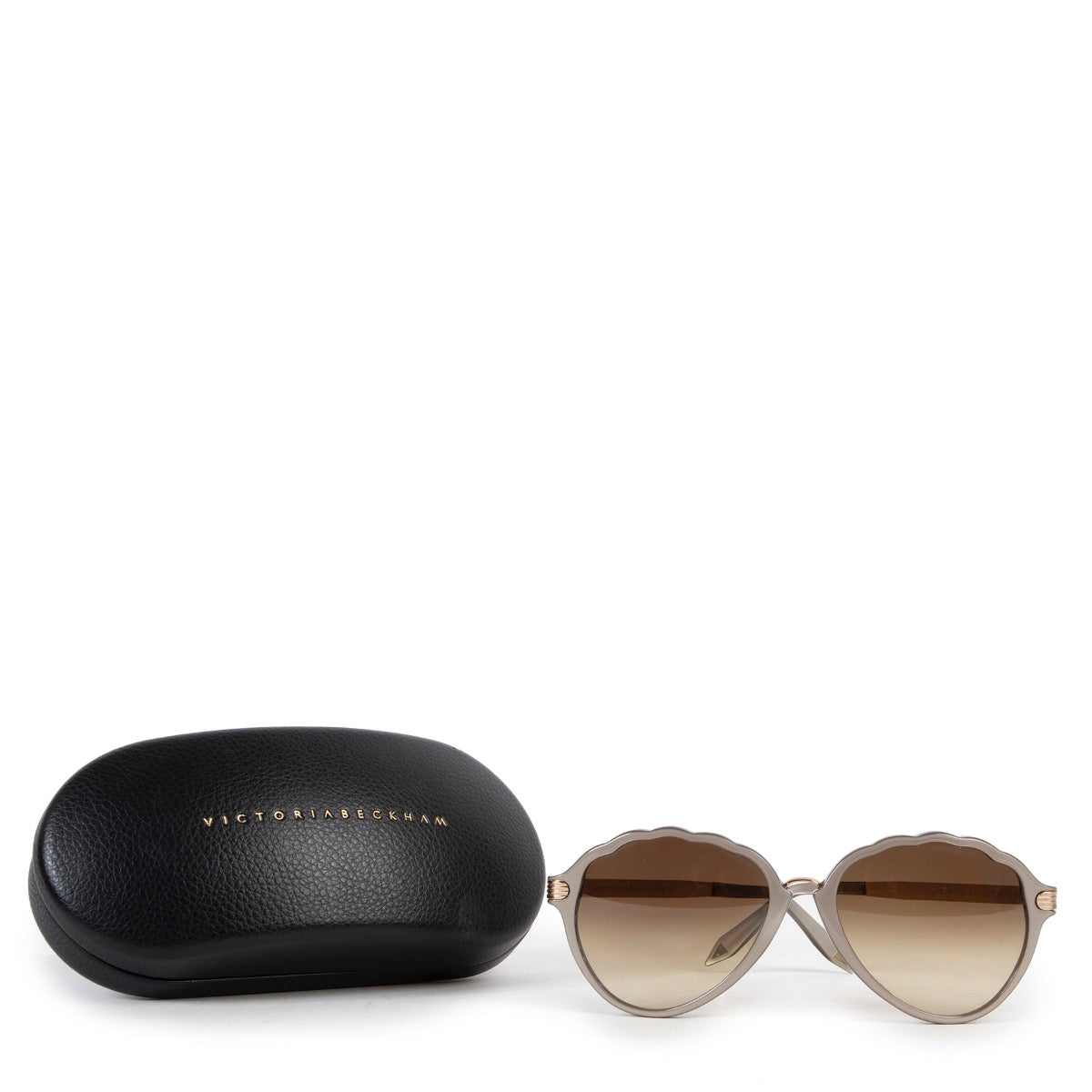 Shop safe online 100% authentic second hand Victoria Beckham Brown Glasses in very good condition at labellov in Antwerp.