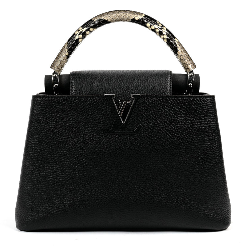 Louis Vuitton Capucines MM Python Handbag