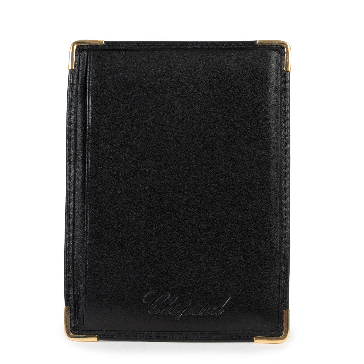 Carnet Chopard en cuir noir