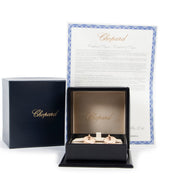 Chopard 18k Rose Gold Diamond Xtravaganza Earrings