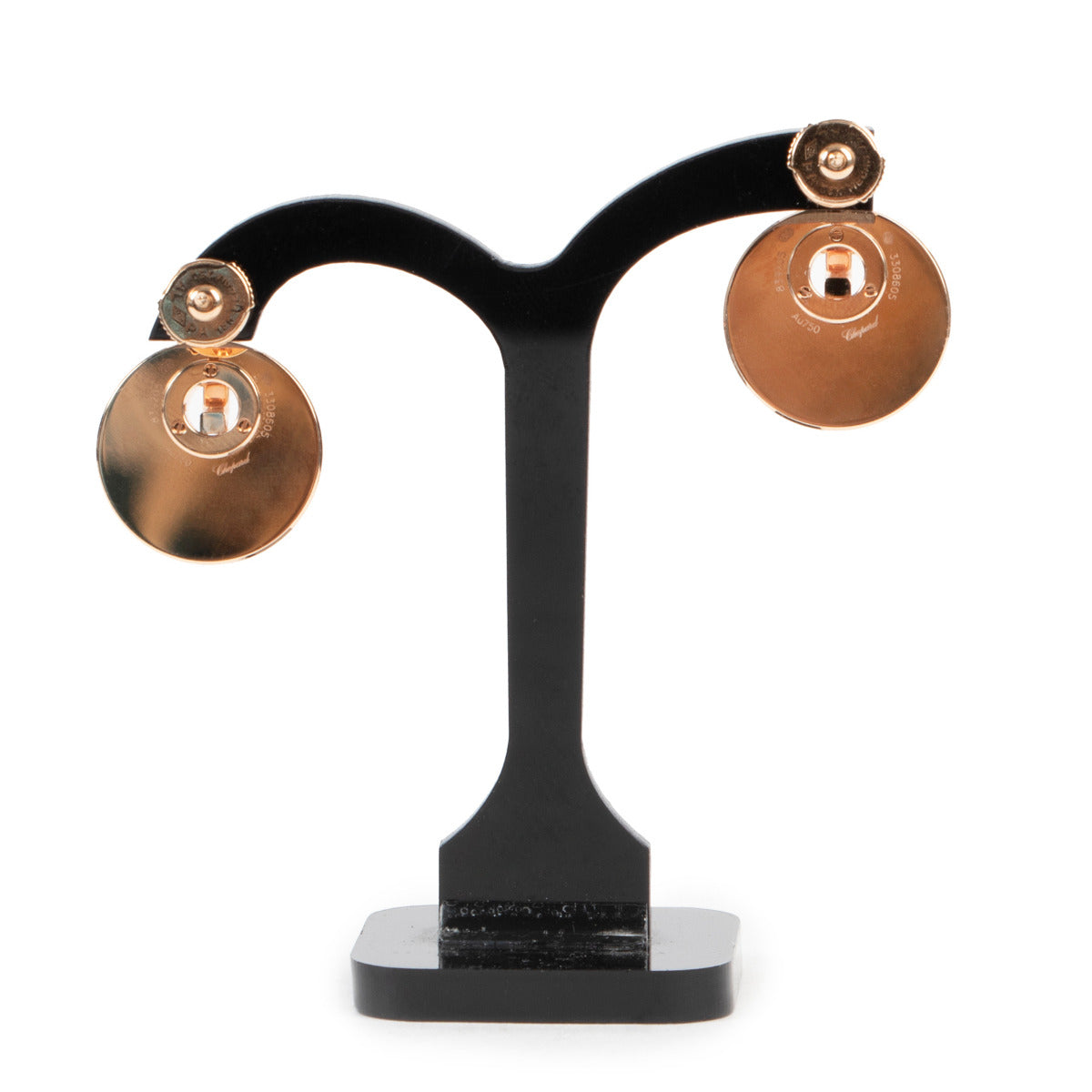 Chopard 18k Rose Gold Diamond Xtravaganza Earrings
