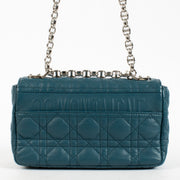 Authentic Second Hand Christian Dior Small Blue Caro Bag on Labellov.com