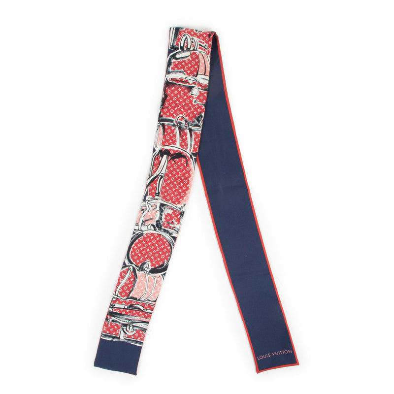 Louis Vuitton Red and Blue Twilly