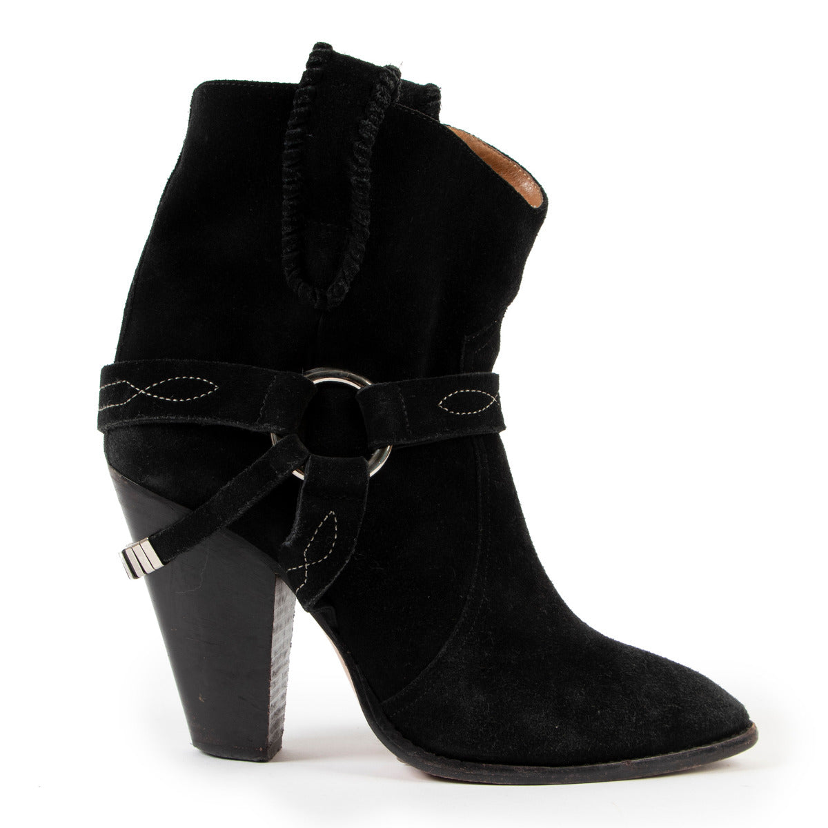 Isabel Marant Black Suede Boots - Size 40 for the best price at Labellov