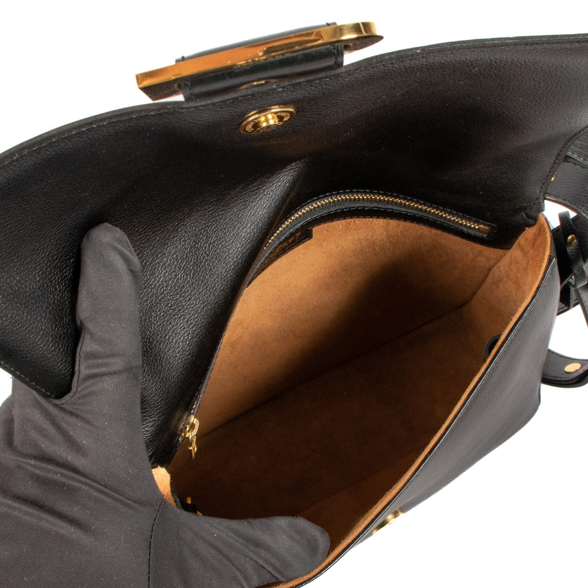 Delvaux Poirier Black Jumping Crossbody Bag