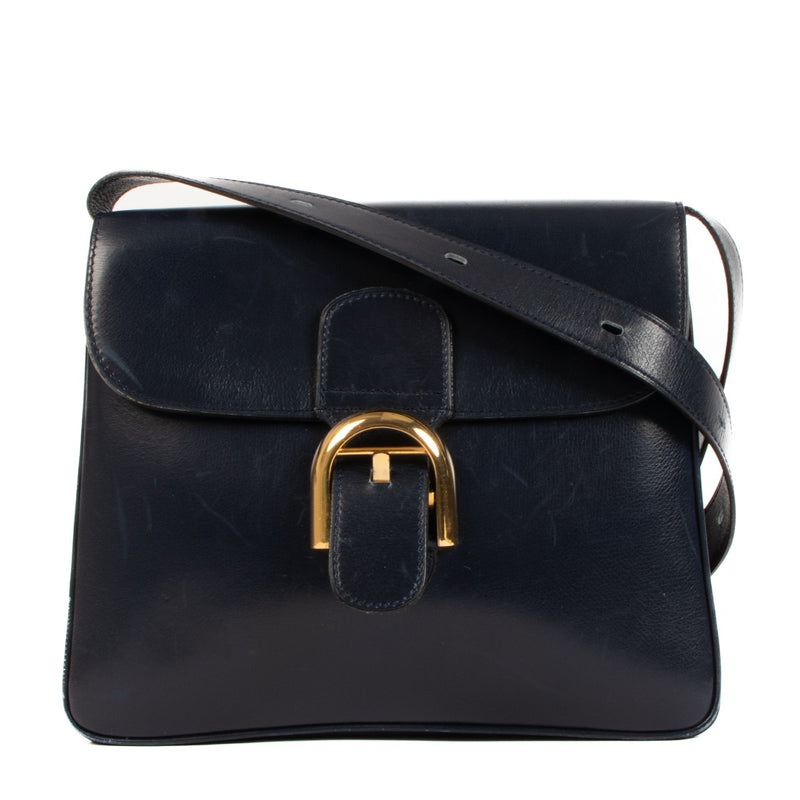 Delvaux Festival Marine Blue Box Calf