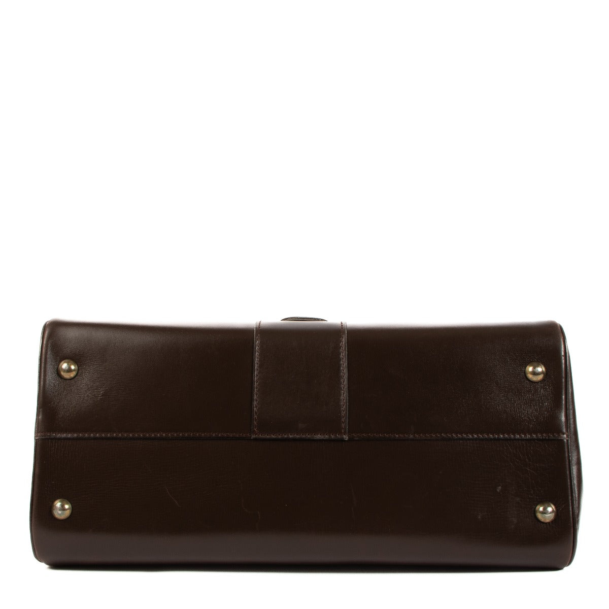 Delvaux Brillant MM veau box marron, années 1970