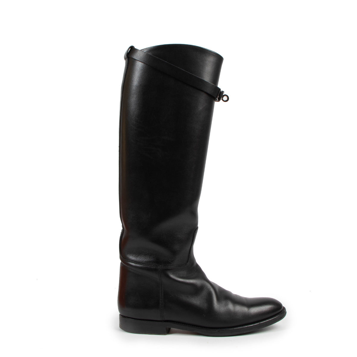 Hermes Black Jumping Boots