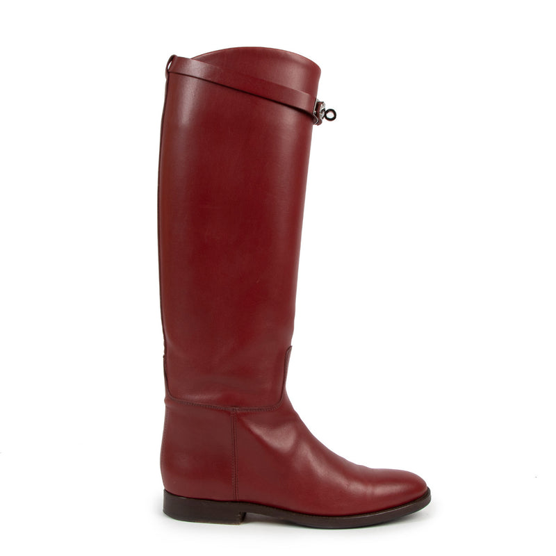 Hermes Brown Jumping Boots