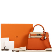 Hermès 2016 Kelly 25 Feu Epsom