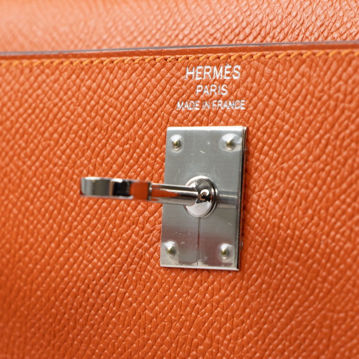 Hermes Kelly 2016 logo stamp detail