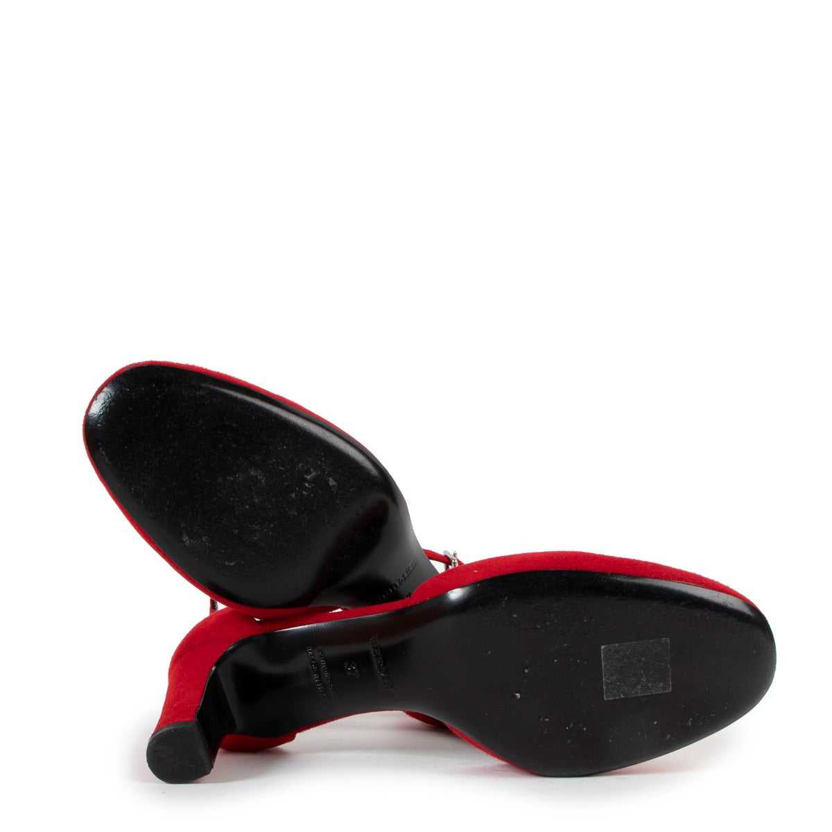 Hermès Red Suede Premiere Pumps - Size 37