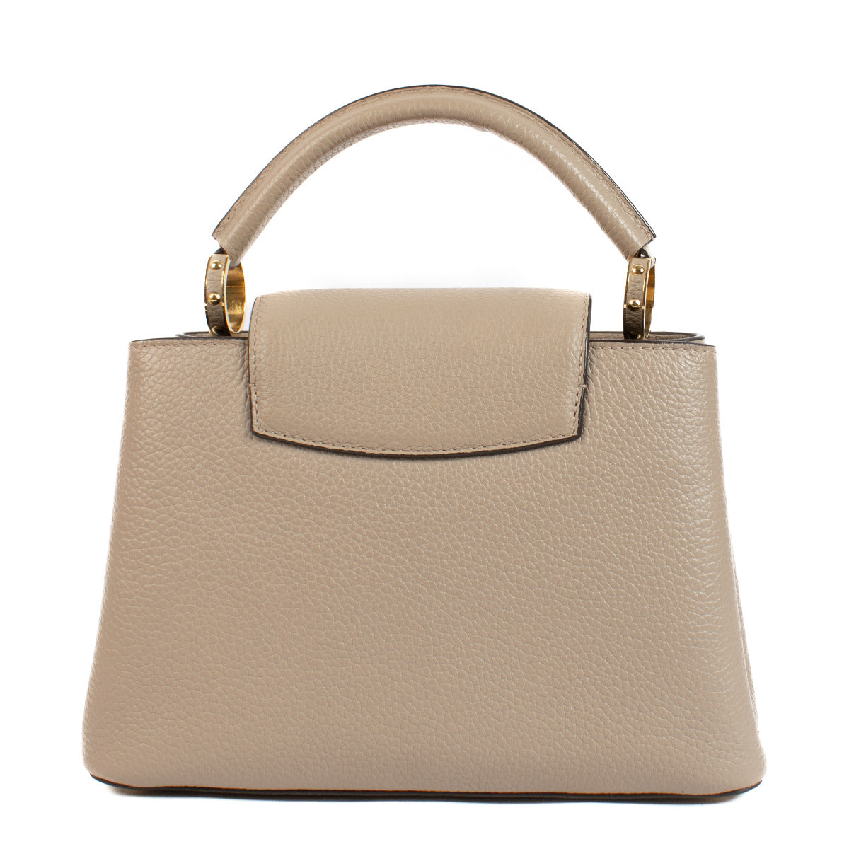 Shop safe online at Labellov in Antwerp, Brussels and Knokke this 100% authentic second hand Louis Vuitton Galet Taurillon BB Capucines. Veilig online tweedehands authentieke Louis Vuitton Galet Taurillon BB Capucines handtas kopen bij Labellov.