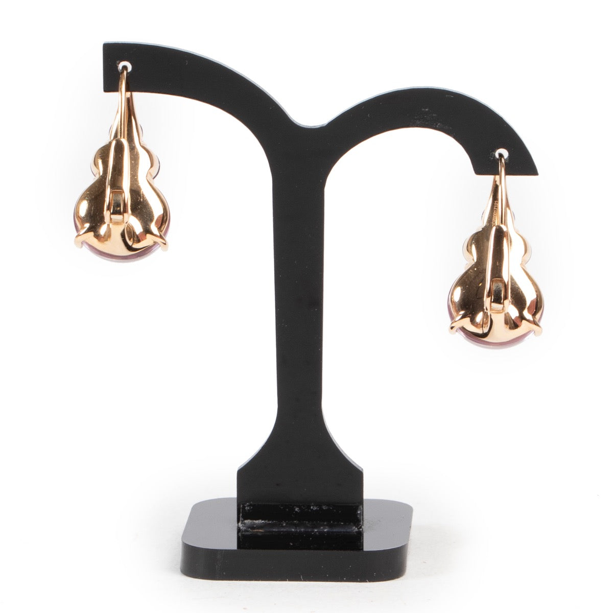 Shop safe online 100% authentic Pomellato 18k Rose Gold Luna Earrings and Necklace in very good condition at the right price at Labellov.com.