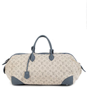 Louis Vuitton Limited Edition Blue Monogram Denim Speedy Large Bag