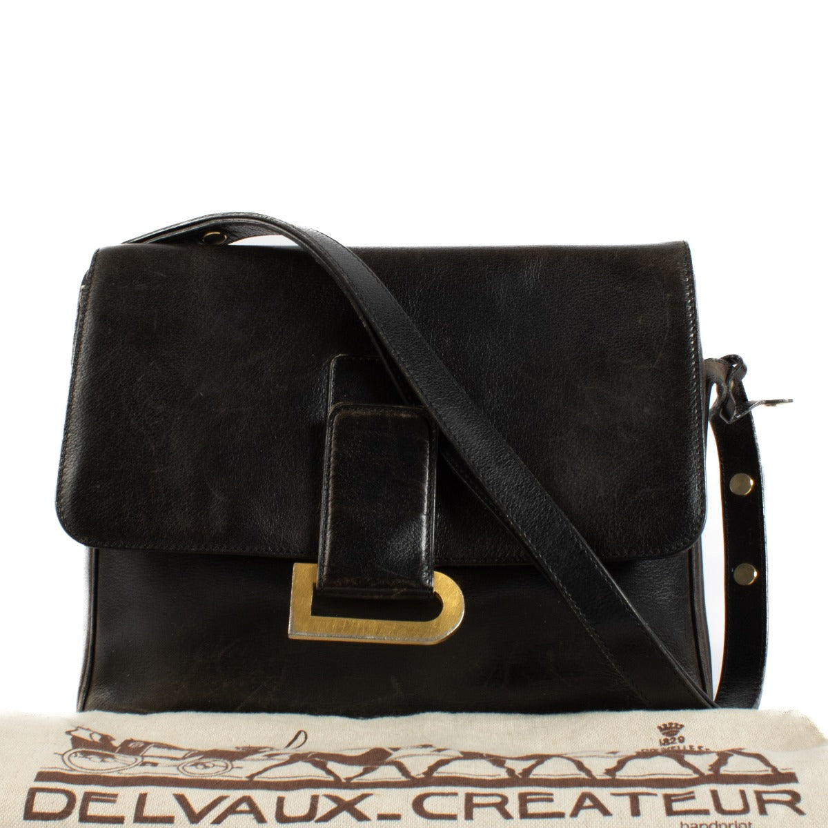 shop 100% authentic second hand Delvaux Brown Poirier Bag on Labellov.com