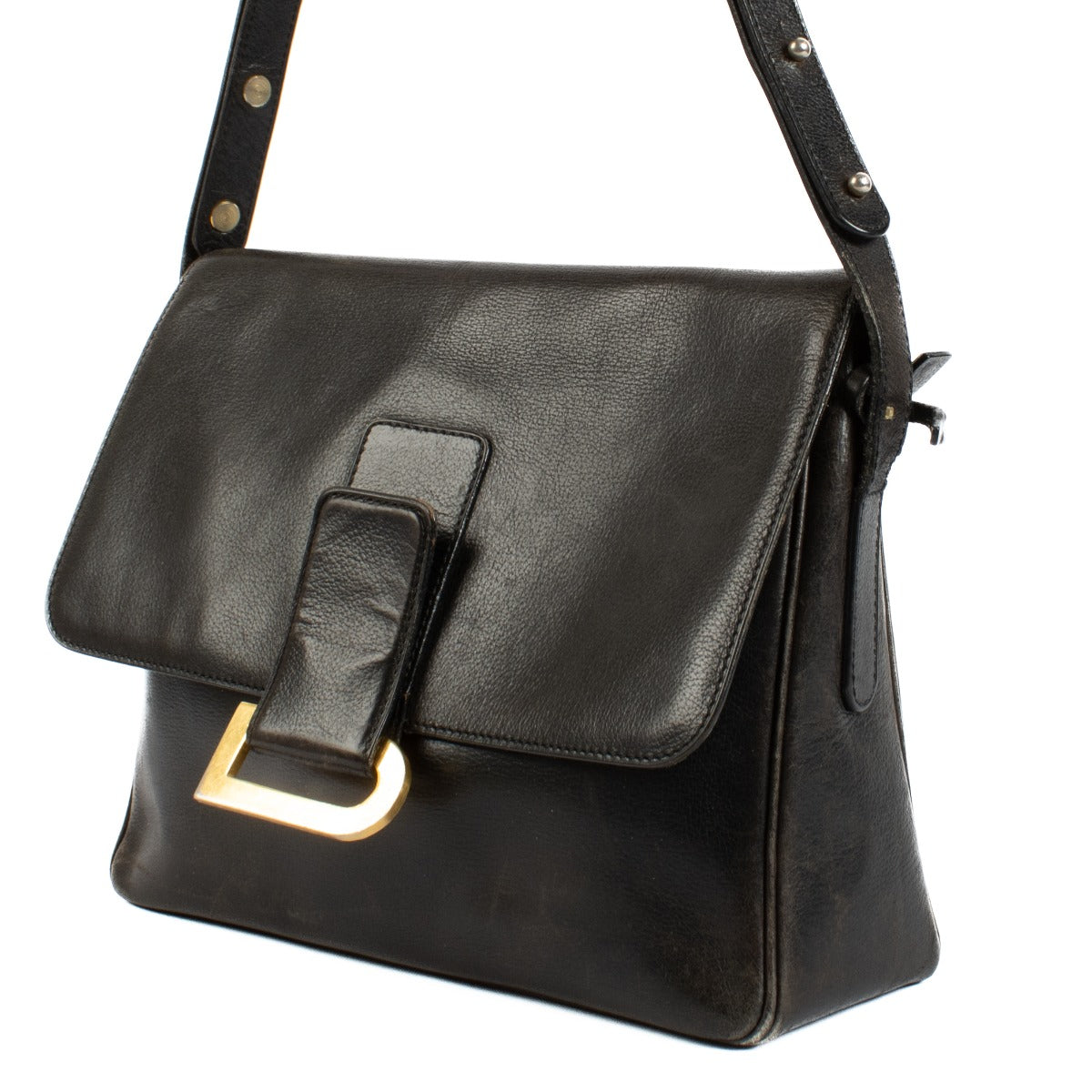shop 100% authentic second hand Delvaux Brown Poirier Bag on Labellov.com