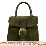 shop 100% authentic second hand Delvaux Green Suède Brillant PM on Labellov.com