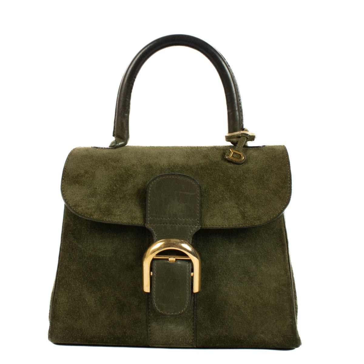 shop 100% authentic second hand Delvaux Green Suède Brillant PM on Labellov.com