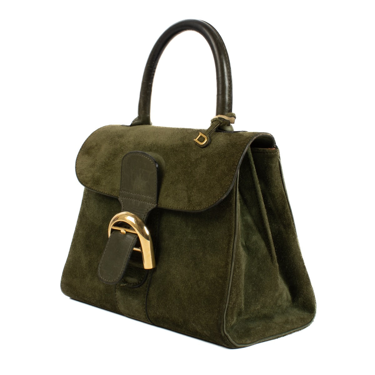 shop 100% authentic second hand Delvaux Green Suède Brillant PM on Labellov.com