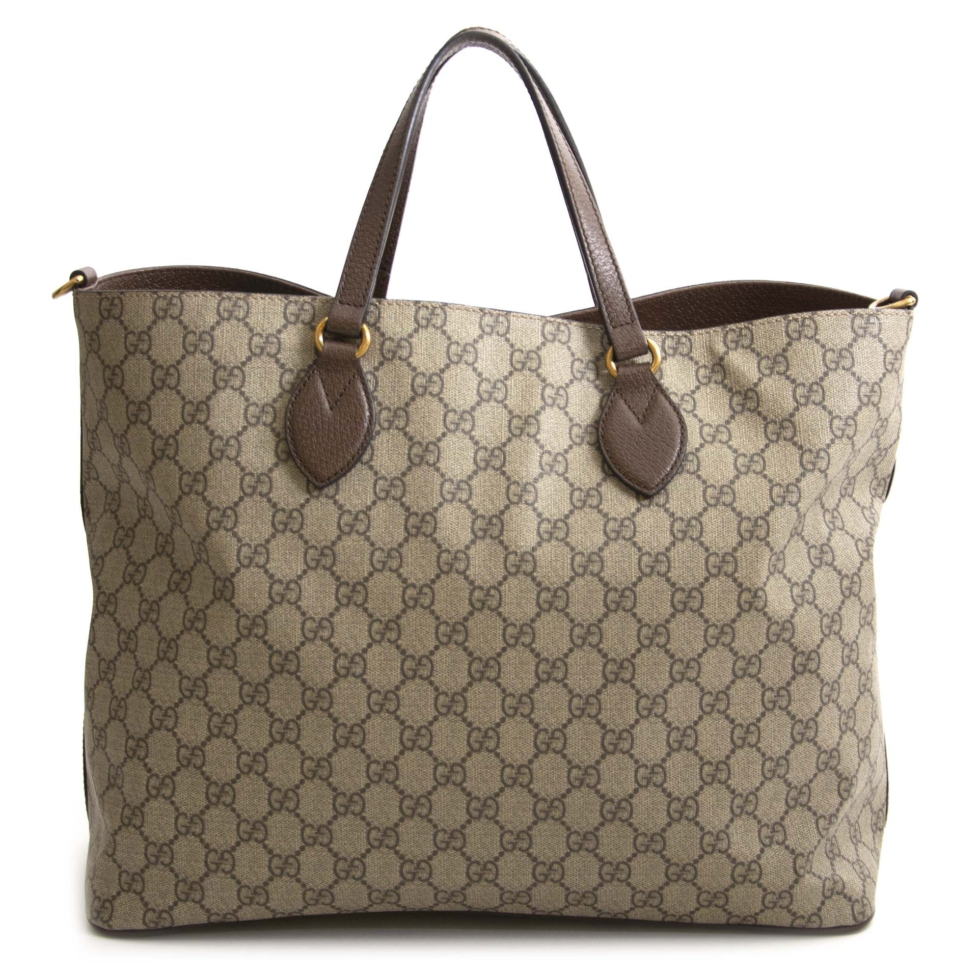 Gucci Courrier Soft GG Supreme Tote Shopper Bag