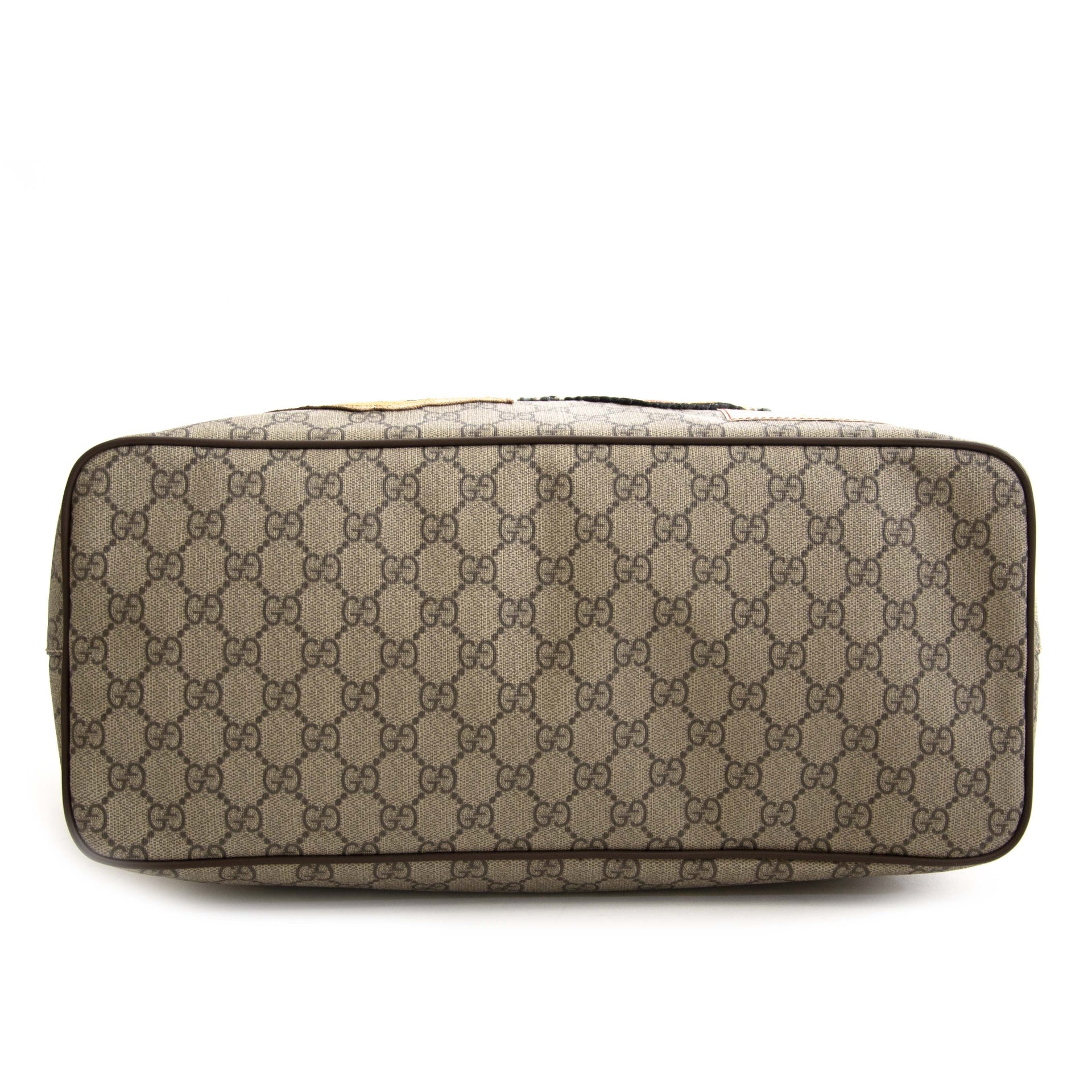 Gucci Courrier Soft GG Supreme Tote Shopper Bag