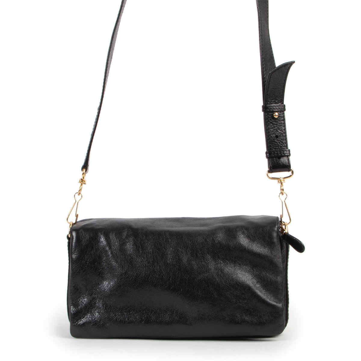 Get this Balenciaga Black Leather Tool Kit Giant Studs Crossbody at Labellov online or in store. Buy and sell your designer items for a reasonable price.
